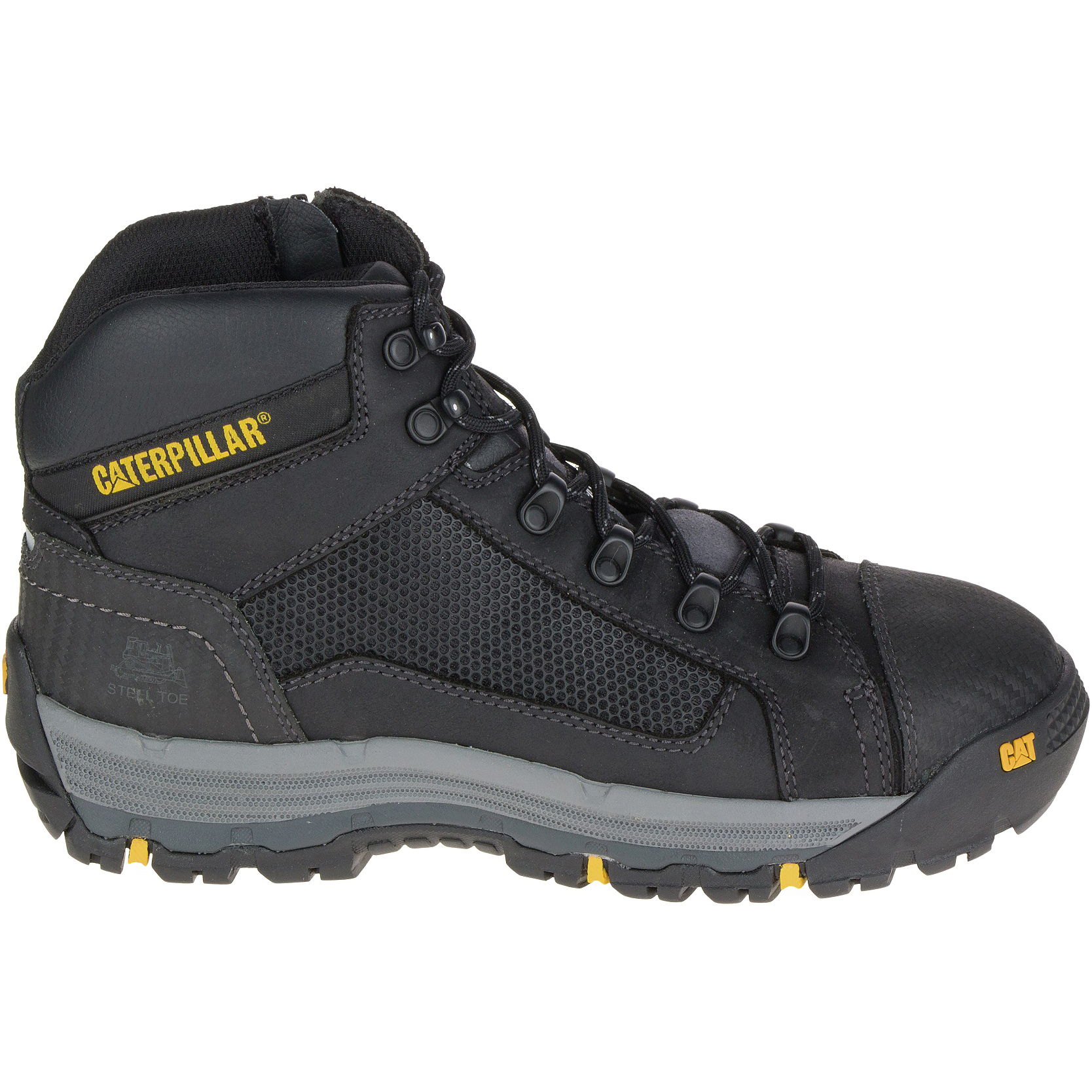 Caterpillar Work Boots UAE Online - Caterpillar Convex St Mid Mens - Black BHVWZT934